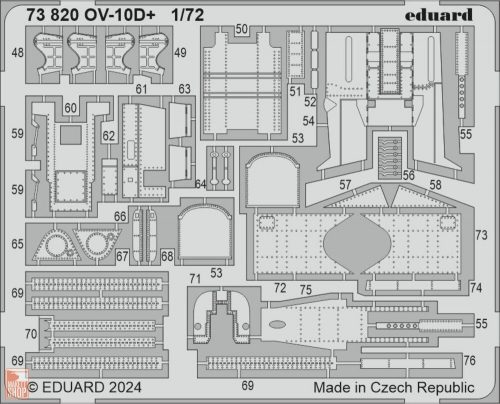 Eduard Accessories 1:72 OV-10D+ 1/72 ICM