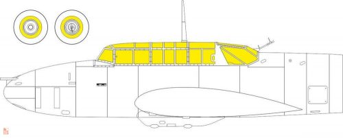 Eduard Accessories 1:72 Bf 110E for EDUARD