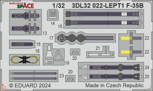 Eduard Accessories 1:32 F-35A stencils 1/32