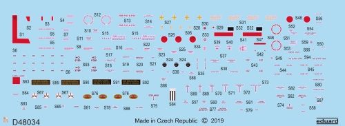 Eduard Accessories 1:48 P-51D stencils for Eduard