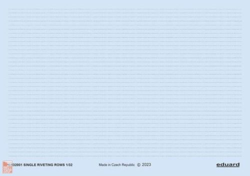 Eduard Accessories 1:32 Single riveting rows 1/32