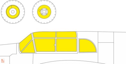 Eduard Accessories 1:48 Bf 108 TFace 1/48 EDUARD