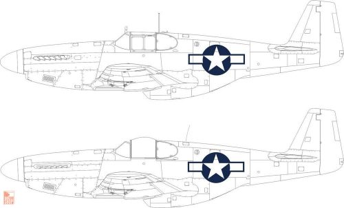 Eduard Accessories 1:48 P-51B/C US national insignia  EDUARD