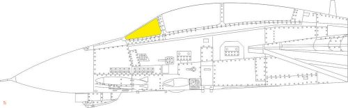 Eduard Accessories 1:48 F-14A windshield TFace  GREAT WALL HOBBY