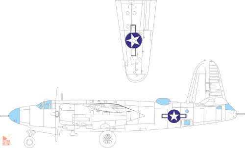 Eduard Accessories 1:48 B-26B Marauder national insignia  ICM