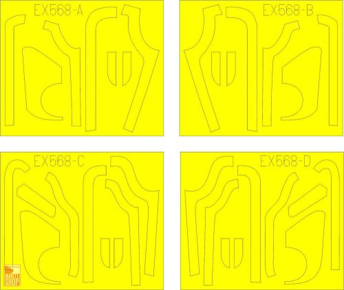 Eduard Accessories 1:48 B-17G antiglare panels(BO & DL productio for Revell/Monogram