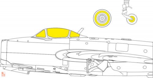 Eduard Accessories 1:48 MiG-15bis TFace 1/48 for BRONCO