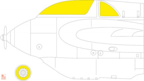 Eduard Accessories 1:48 Me 163B TFace 1/48 for GASPATCH MODELS