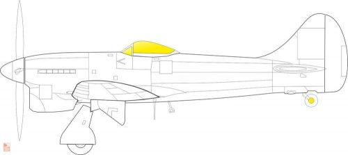 Eduard Accessories 1:48 Tempest Mk.II TFace 1/48 for EDUARD/SPECIAL HOBBY