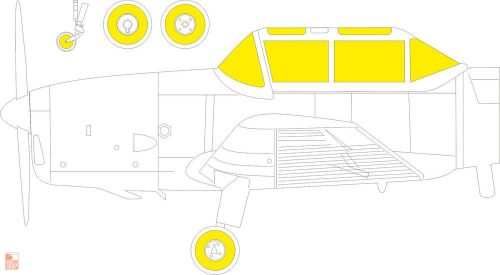 Eduard Accessories 1:48 Chipmunk T.10 TFace for AIRFIX