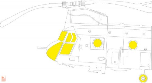 Eduard Accessories 1:48 CH-47A TFace for HOBBY BOSS