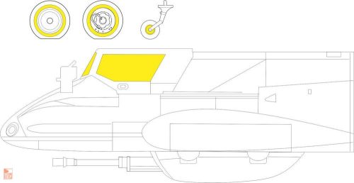 Eduard Accessories 1:48 Hs 129B TFace for HOBBY 2000/HASEGAWA