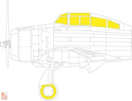 Eduard Accessories 1:48 P-35 TFace for DORA WINGS