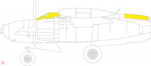 Eduard Accessories 1:48 B-26K Invader TFace for ICM