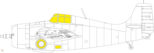 Eduard Accessories 1:48 F4F-4 TFace for EDUARD