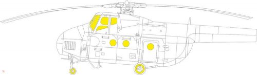 Eduard Accessories 1:48 Mi-4 for TRUMPETER