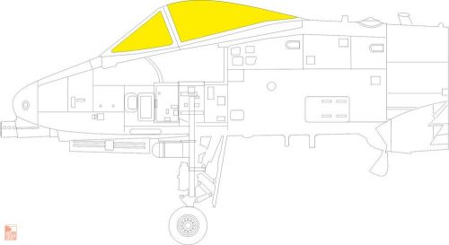 Eduard Accessories 1:48 A-10C TFace for HOBBY BOSS