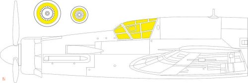 Eduard Accessories 1:48 Do 335A TFace 1/48 TAMIYA