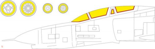 Eduard Accessories 1:48 F-4E TFace 1/48 MENG