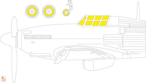 Eduard Accessories 1:48 Hurricane Mk.IIc TFace 1/48 ARMA HOBBY