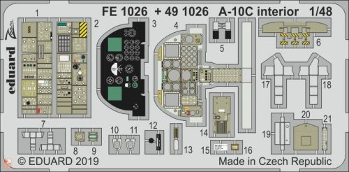 Eduard Accessories 1:48 A-10C for Italeri