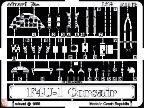 Eduard Accessories 1:48 F4U-1 Corsair