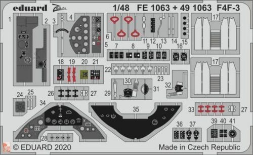 Eduard Accessories 1:48 F4F-3 for Hobby Boss