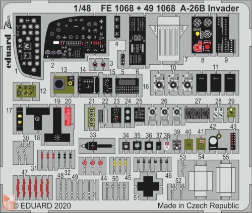 Eduard Accessories 1:48 A-26B Invader for ICM