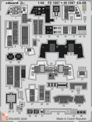 Eduard Accessories 1:48 EA-6B for Kinetic