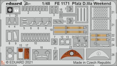 Eduard Accessories 1:48 Pfalz D.IIIa Weekend 1/48 for EDUARD