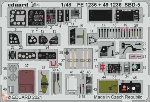 Eduard Accessories 1:48 SBD-5, for REVELL