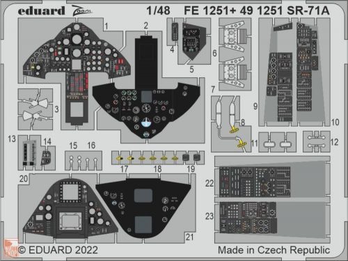 Eduard Accessories 1:48 SR-71A for REVELL