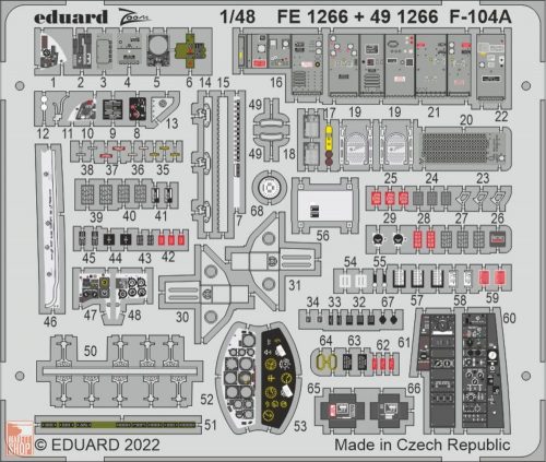 Eduard Accessories 1:48 F-104A 1/48