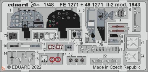 Eduard Accessories 1:48 Il-2 mod. 1943 1/48