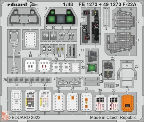 Eduard Accessories 1:48 F-22A 1/48