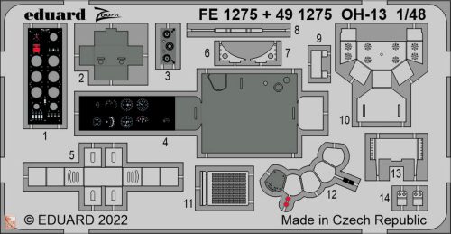 Eduard Accessories 1:48 OH-13 1/48