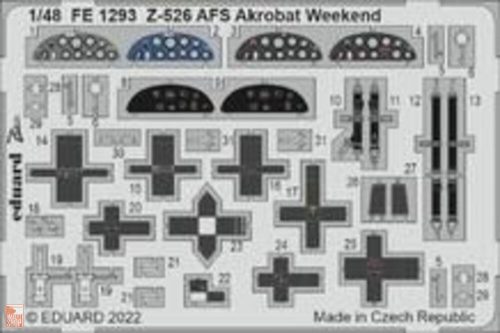 Eduard Accessories 1:48 Z-526 AFS Akrobat Weekend