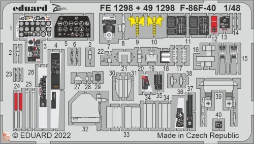 Eduard Accessories 1:48 F-86F-40