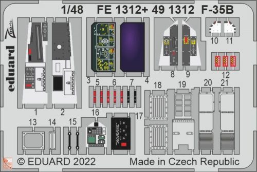 Eduard Accessories 1:48 F-35B for ITALERI