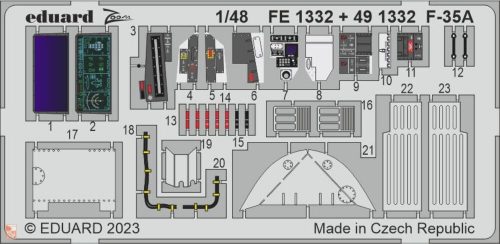 Eduard Accessories 1:48 F-35A 1/48 for TAMIYA