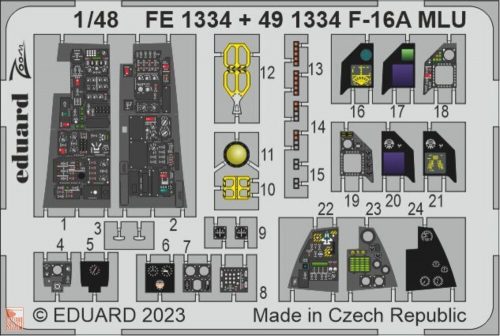 Eduard Accessories 1:48 F-16A MLU 1/48 KINETIC