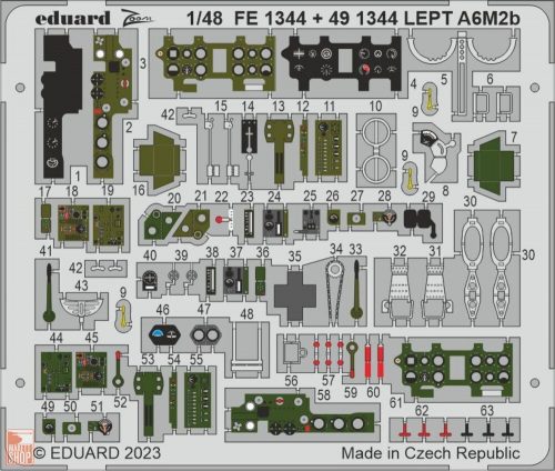 Eduard Accessories 1:48 A6M2b 1/48 ACADEMY