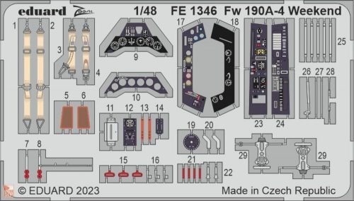 Eduard Accessories 1:48 Fw 190A-4 Weekend 1/48 EDUARD