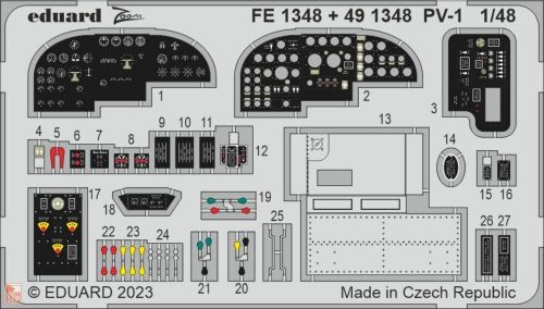 Eduard Accessories 1:48 PV-1 48 ACADEMY