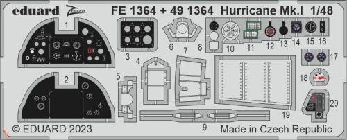 Eduard Accessories 1:48 Hurricane Mk.I 1/48 HOBBY BOSS