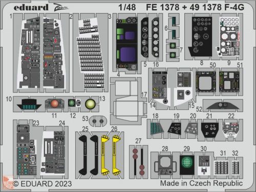 Eduard Accessories 1:48 F-4G 1/48 MENG