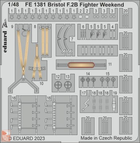 Eduard Accessories 1:48 Bristol F.2B Fighter Weekend 1/48 EDUARD