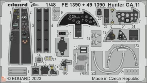 Eduard Accessories 1:48 Hunter GA.11 1/48 AIRFIX