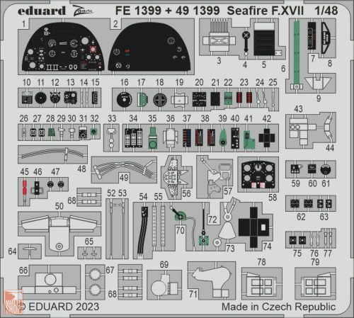 Eduard Accessories 1:48 Seafire F.XVII 1/48