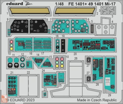 Eduard Accessories 1:48 Mi-17 1/48